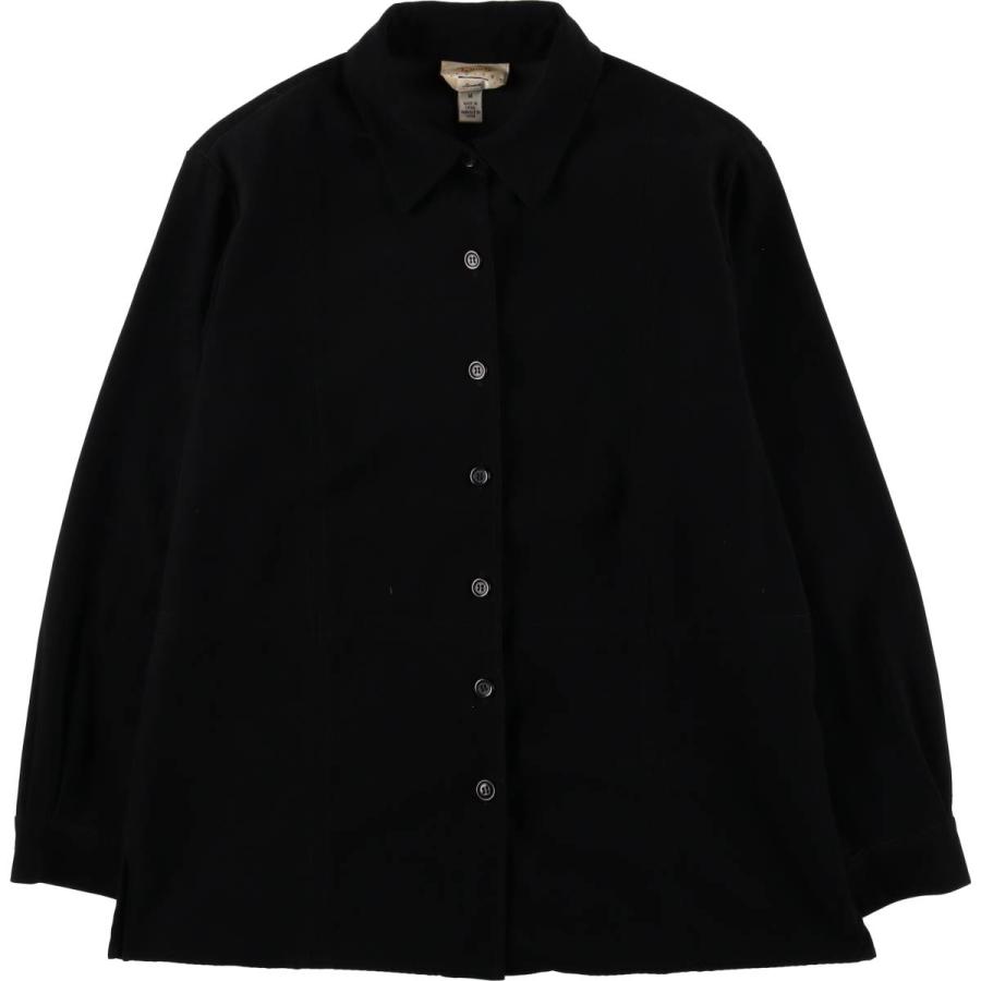 古着 タルボット Talbots PETITES Stretch 長袖 ポリシャツ ボックスシャツ レディースM相当/eaa584284 古着 タルボット Talbots PETITES Stretch 長袖 ポリシャツ ボックス