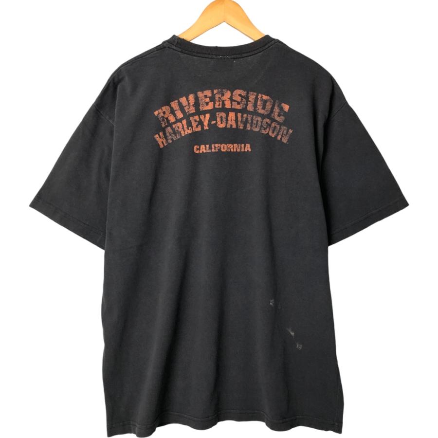 古着 00年代 ハーレーダビッドソン Harley-Davidson ドクロ柄 スカル柄  