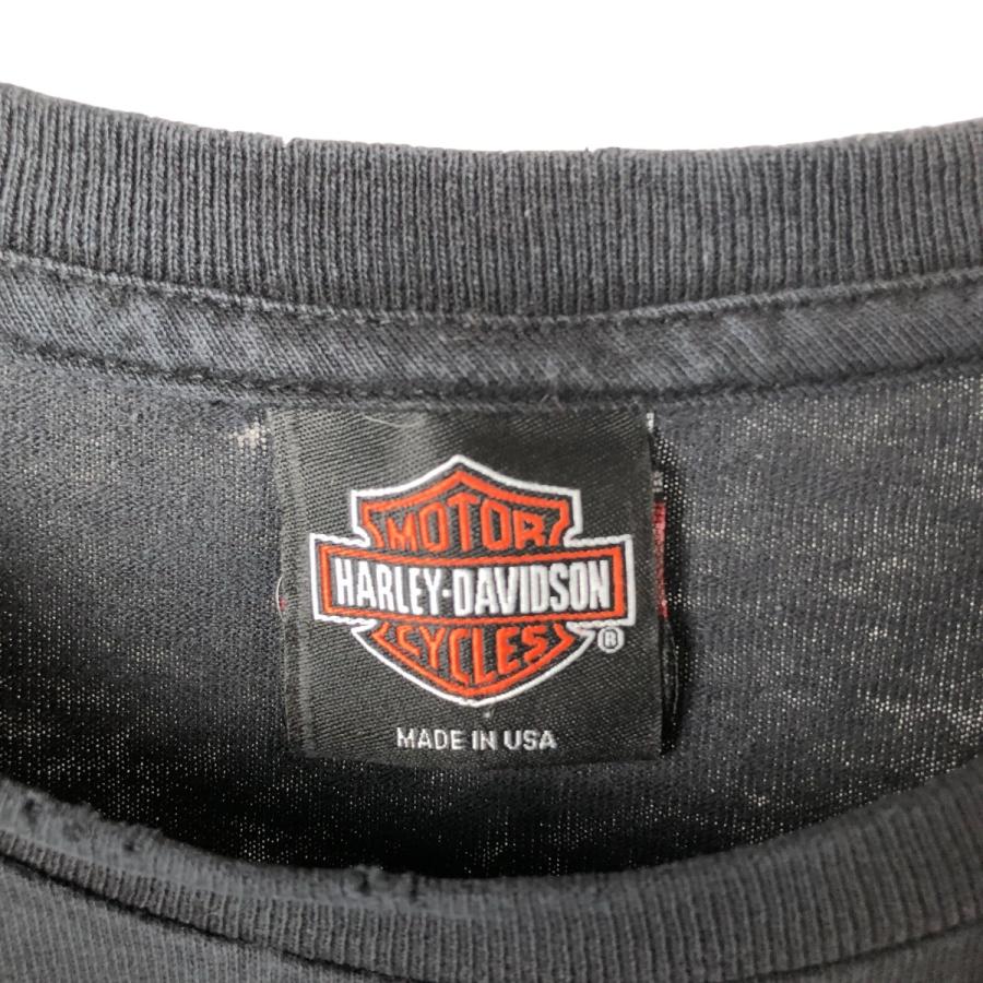 古着 00年代 ハーレーダビッドソン Harley-Davidson ドクロ柄 スカル柄  