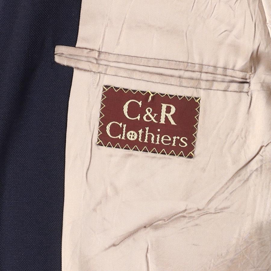 古着 C&R Clothiers 紺ブレザー テーラードジャケット USA製 メンズM相当/eaa584406 古着 C and R Clothiers 紺ブレザー テーラードジャケット USA製