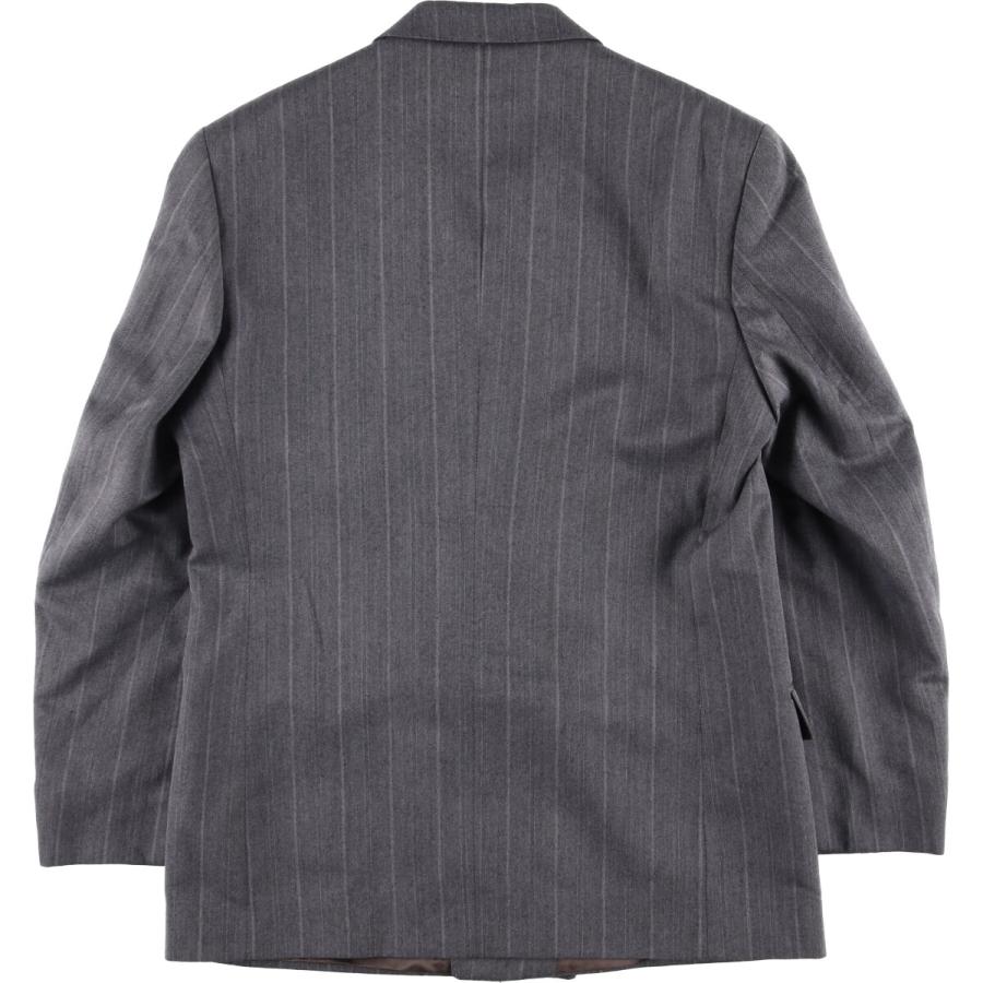 古着 Pin Stripe ストライプ柄 ダブルブレスト ピークドラペル