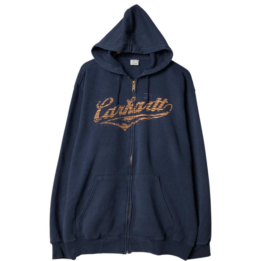 古着 カーハート Carhartt スウェットフルジップパーカー メンズXL相当 Carhartt 古着 カーハート スウェットフルジップパーカー メンズ