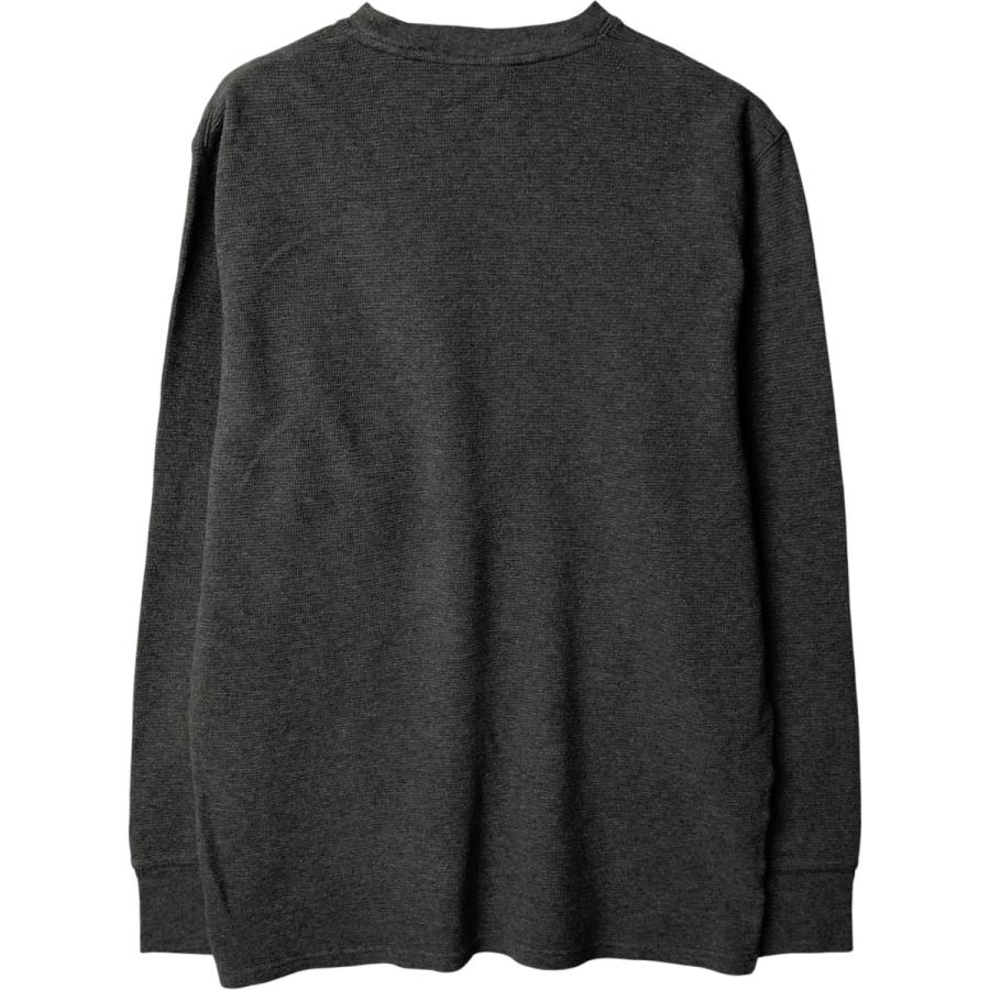 90s Polo by Ralph Lauren サーマルロンT ブラック 古着 古着 ラルフローレン Ralph Lauren POLO RALPH LAUREN サーマル