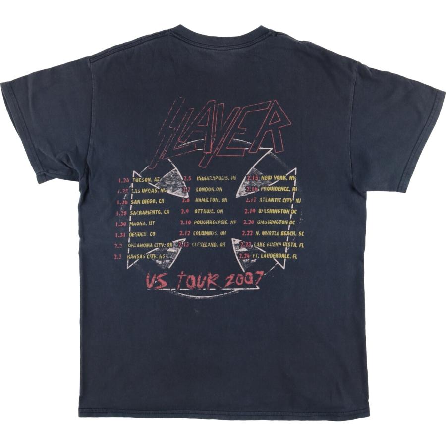 GILDAN 古着 ギルダン SLAYER スレイヤー ドクロ柄 スカル柄 バンドT  