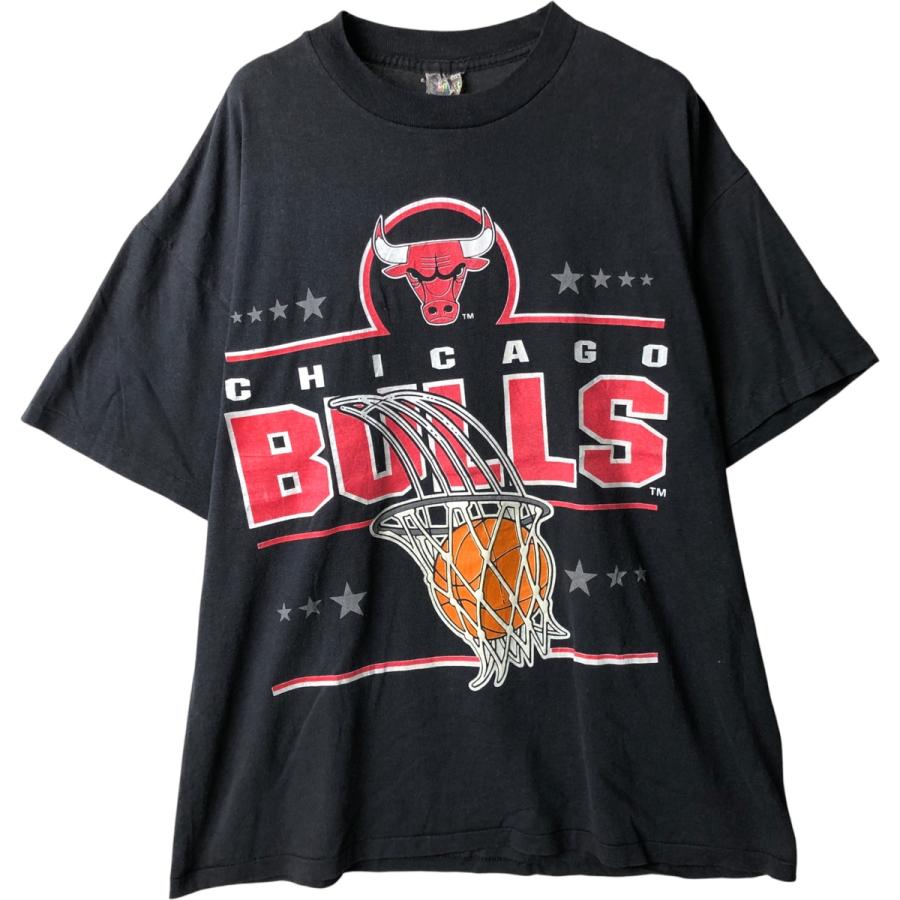 古着 90年代 TOP HALF NBA CHICAGO BULLS シカゴ ブルズ ロゴ