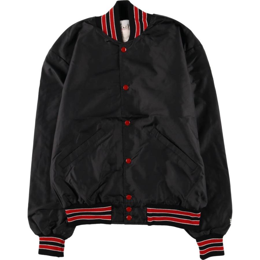 80s USA製 DeLONG デロング スタジャン アワードジャケット 80年代 80s アメリカ製 デロング アワードジャケット 青 ブルー