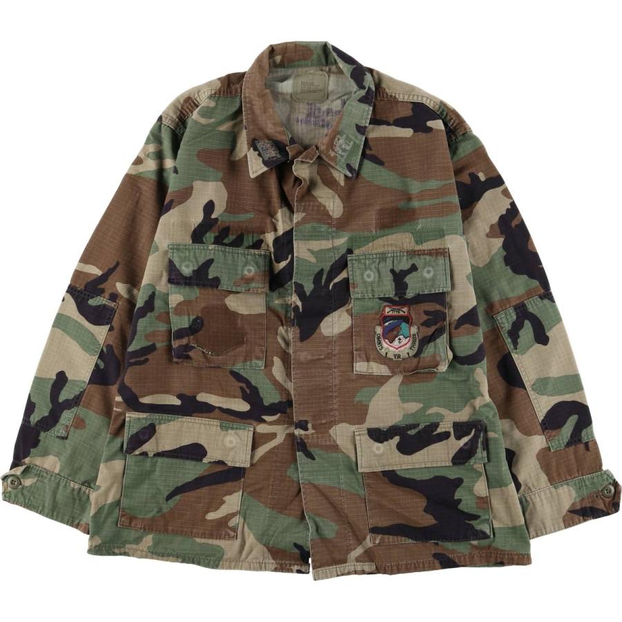 古着 90年代 米軍実品 迷彩柄 ウッドランドカモ ワッペン B.D.U