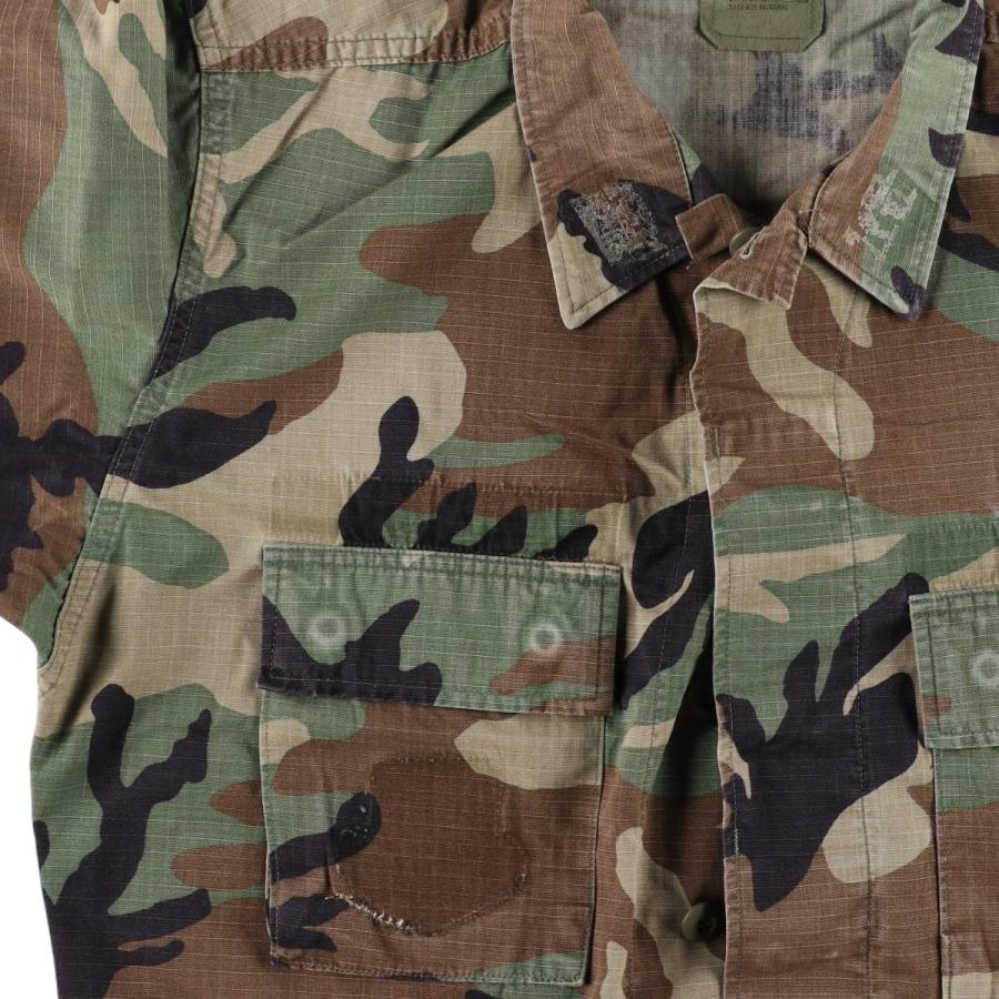 古着 90年代 米軍実品 迷彩柄 ウッドランドカモ ワッペン B.D.U