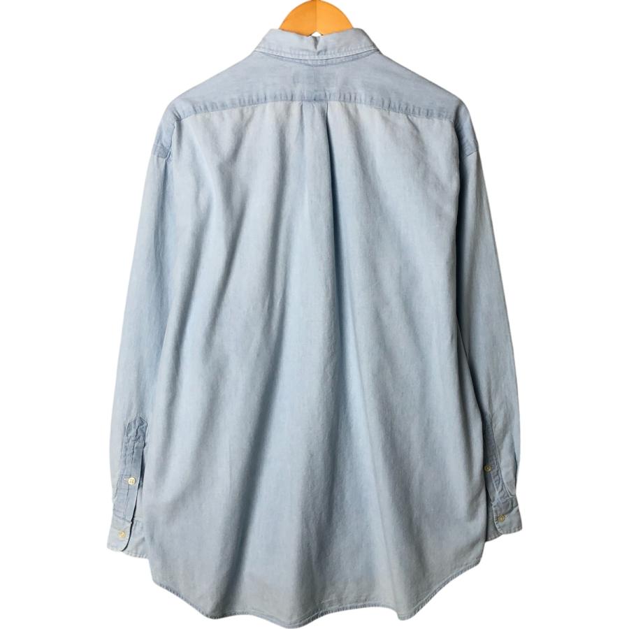 古着 ラルフローレン Ralph Lauren BIG SHIRT 長袖 ボタンダウンシャツ  