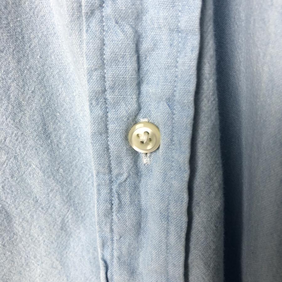 古着 ラルフローレン Ralph Lauren BIG SHIRT 長袖 ボタンダウンシャツ  