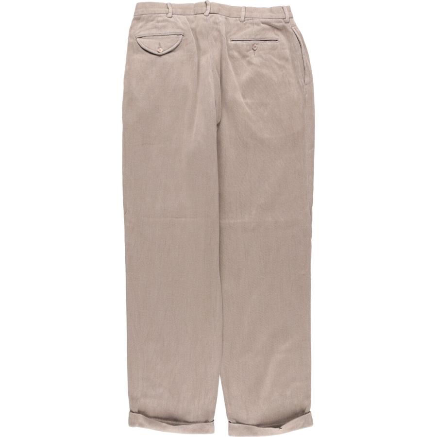 古着 ラルフローレン Ralph Lauren POLO by Ralph Lauren ツータック コットン スラックスパンツ メンズw31相当 /eaa585443 古着 ラルフローレン Ralph Lauren POLO by ツータック コットン