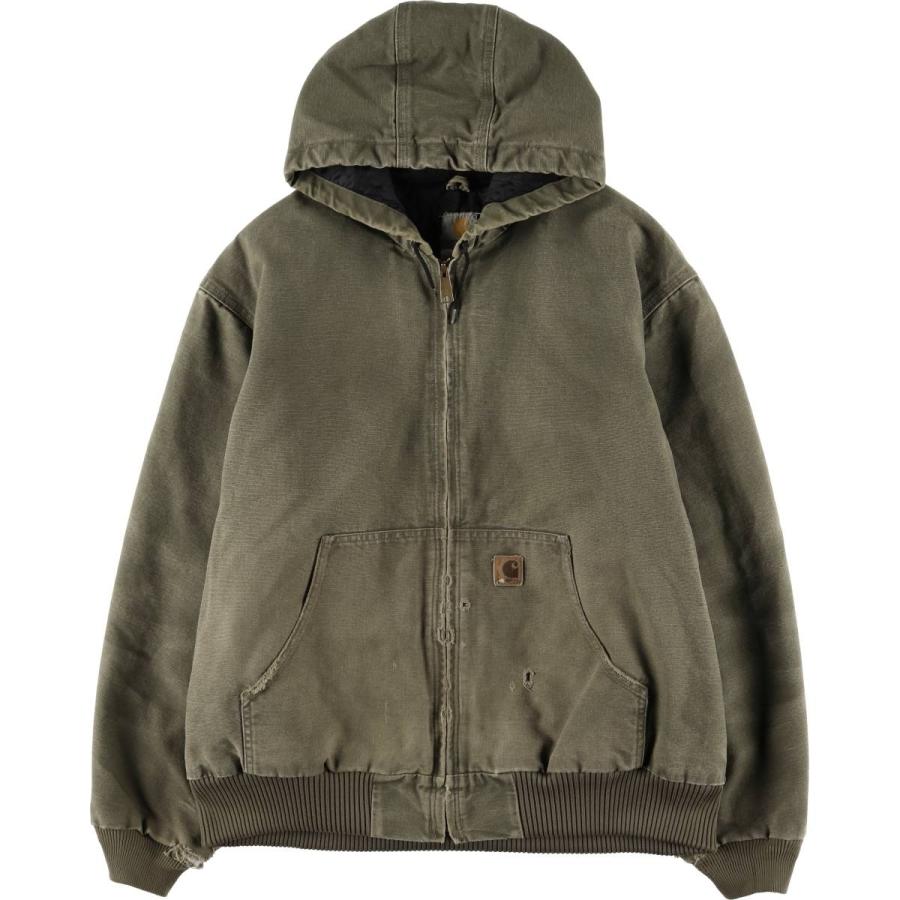 Carhartt 古着 カーハート アクティブジャケット 中綿入り ダック