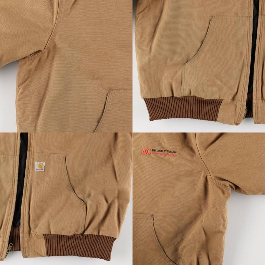古着 カーハート Carhartt 中綿入り アクティブジャケット ダックフルジップパーカー USA製 メンズXXL相当 /eaa585676 Carhartt（カーハート） 古着 中綿入り アクティブジャケット ダック