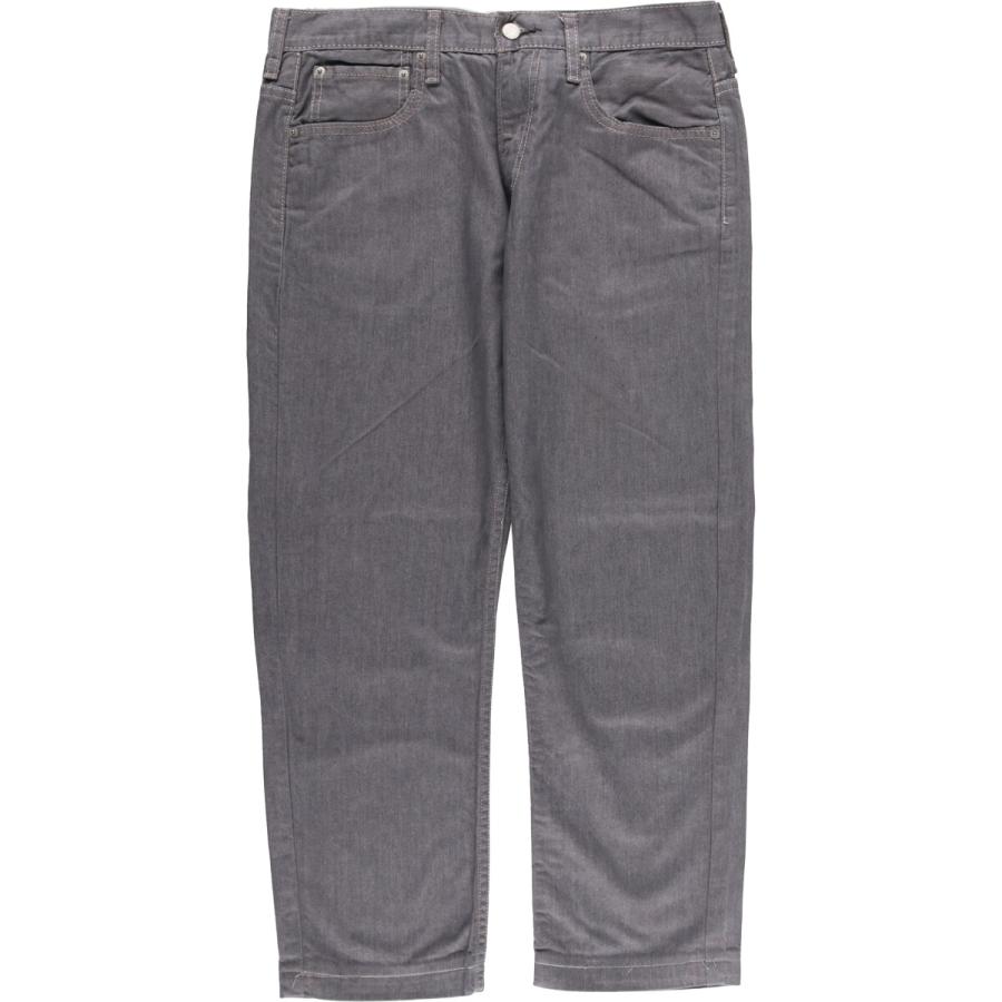 Levi's 569 ダークグレー デニムパンツ W32 L30 Levi's（リーバイス） 古着 Levi's 569 テーパードデニムパンツ メンズ