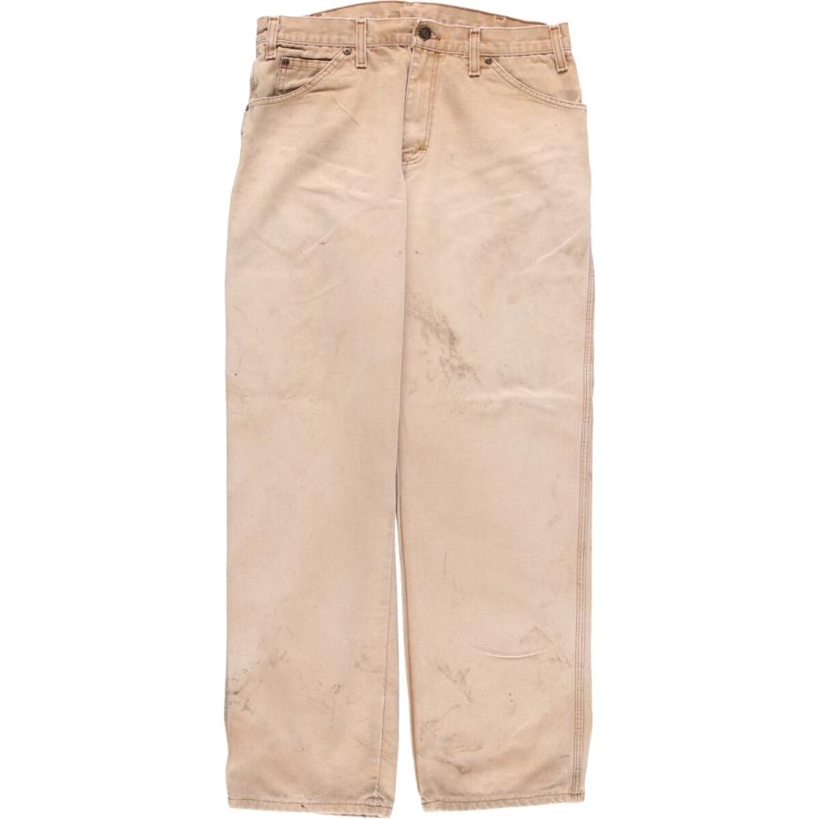 00s Dickies ペインターパンツ　ダック Dickies（ディッキーズ） 古着 ダックペインターパンツ メンズw33相当
