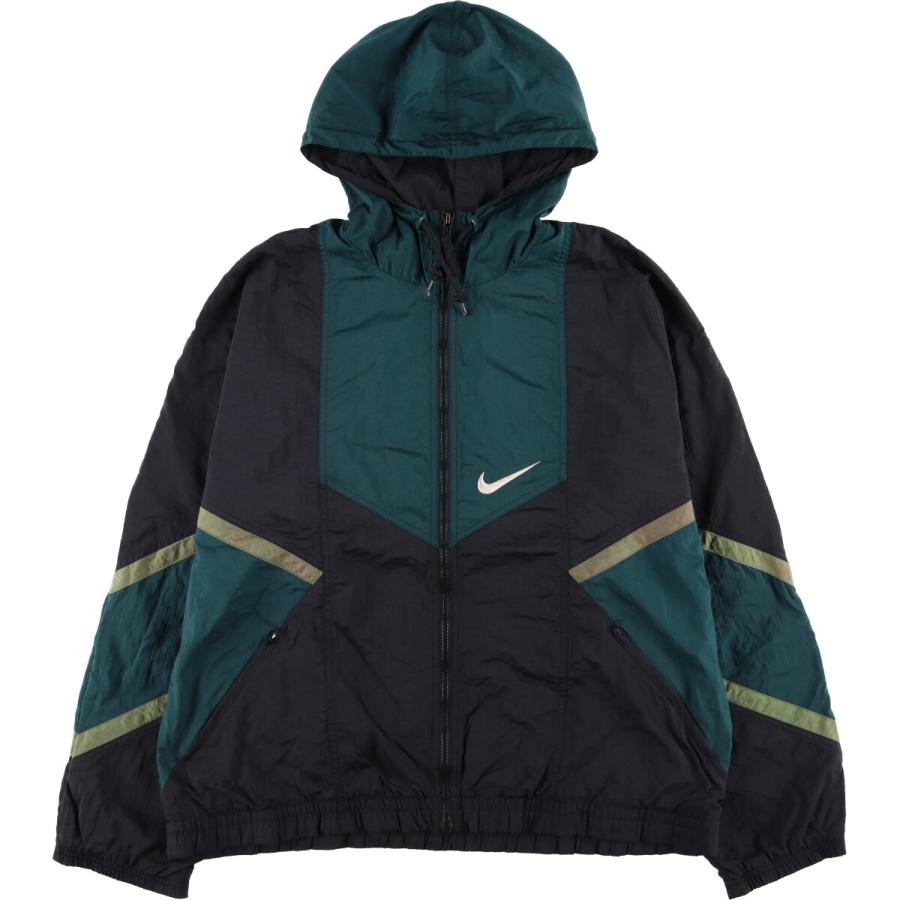 【古着】NIKE ナイキ ビンテージ パーカー 90年代 NIKE（ナイキ） 古着 90年代 ナイロンパーカー メンズL相当