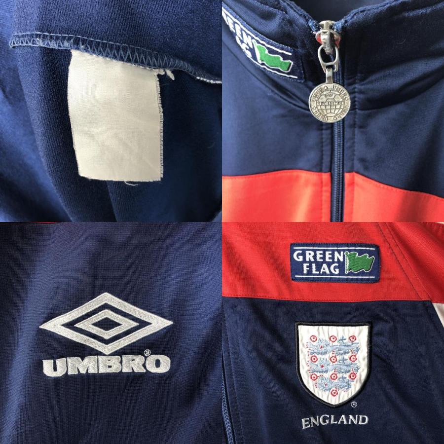 90's UMBRO アンブロ ENGLAND イングランド トラックジャケット umbro 古着 90年代 アンブロ UMBRO イングランド代表 ジャージ
