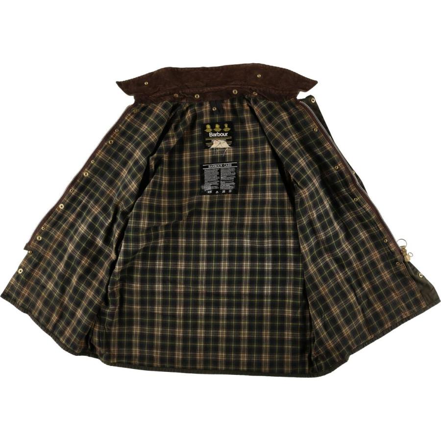 Barbour BEAUFORT オイルジャケット 3ワラント 英国製 L 古着 80～90年代 バブアー Barbour BEAUFORT ビューフォート 旧3