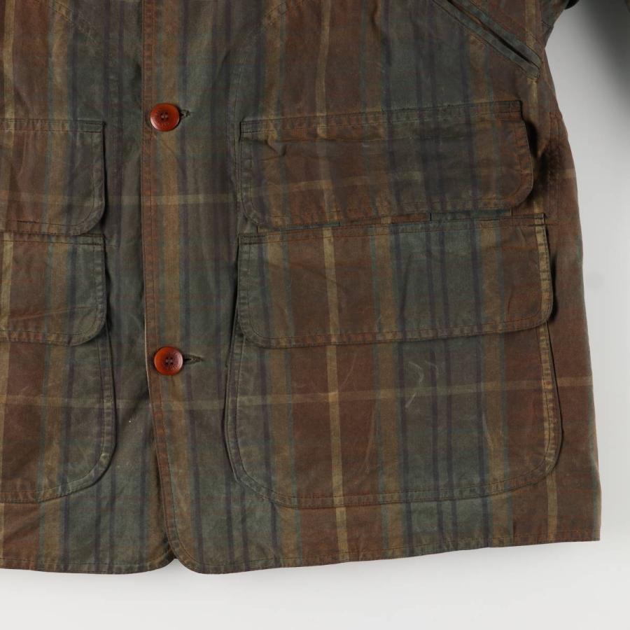 古着 ラルフローレン Ralph Lauren POLO by チェック柄 オイルド