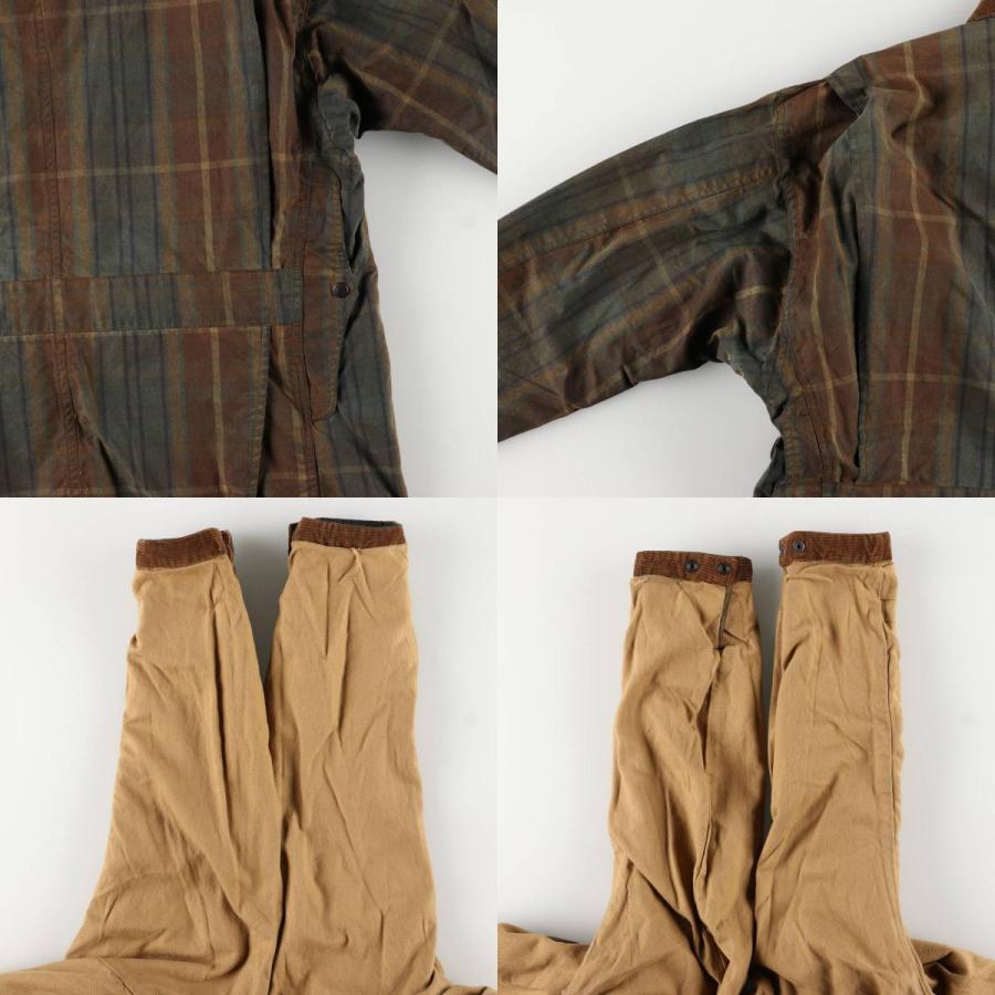 古着 ラルフローレン Ralph Lauren POLO by チェック柄 オイルド