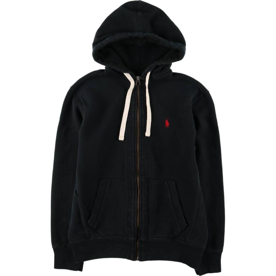 Ralph Lauren　パーカー 　ブラック　レディス M　USED 古着 古着 ラルフローレン Ralph Lauren POLO by スウェット