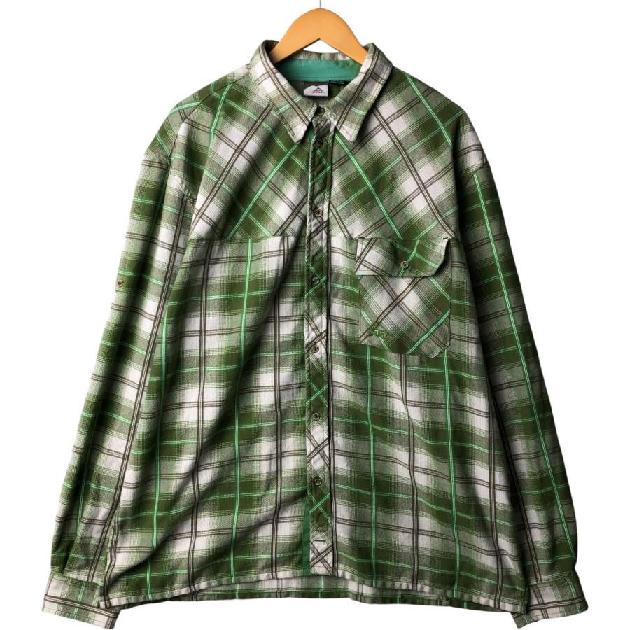 古着 McKINLEY オンブレチェック 長袖 フランネルチェックシャツ