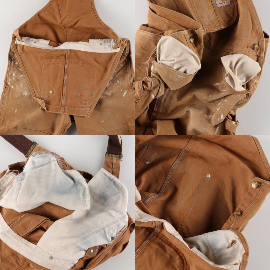 【古着】ダブルニー ダック オーバーオール Carhartt/カーハート 楽天市場】90年代 USA製 Carhartt カーハート ダック ダブルニー