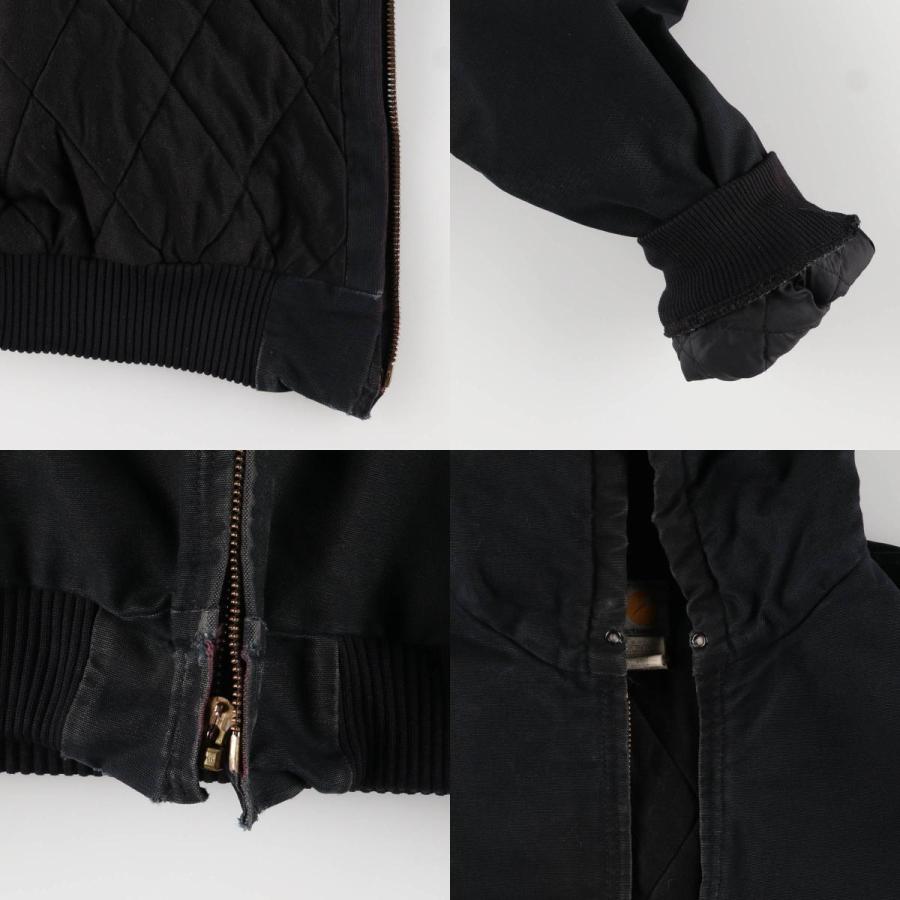カーハート USA製 ダック地 アクティブジャケット ブラック 4XL 5678 古着 Carhartt/ カーハート/ アクティブジャケット/ ダック地