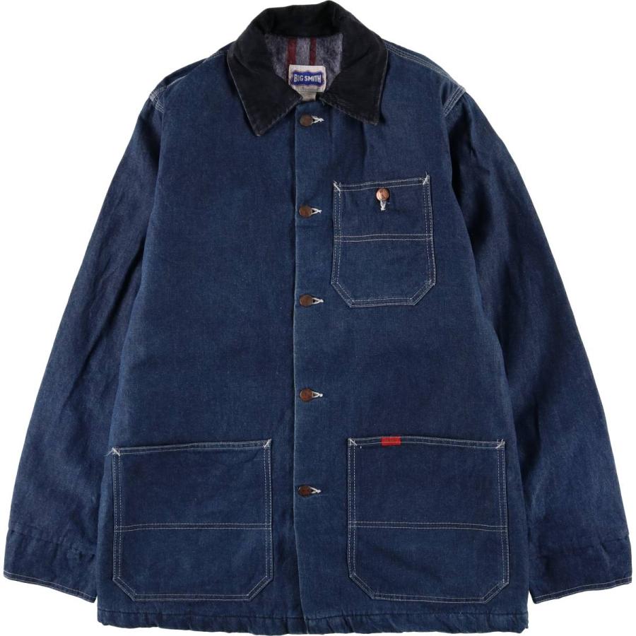 古着 70年代 ビッグスミス Big Smith バットダイ デニムカバーオール