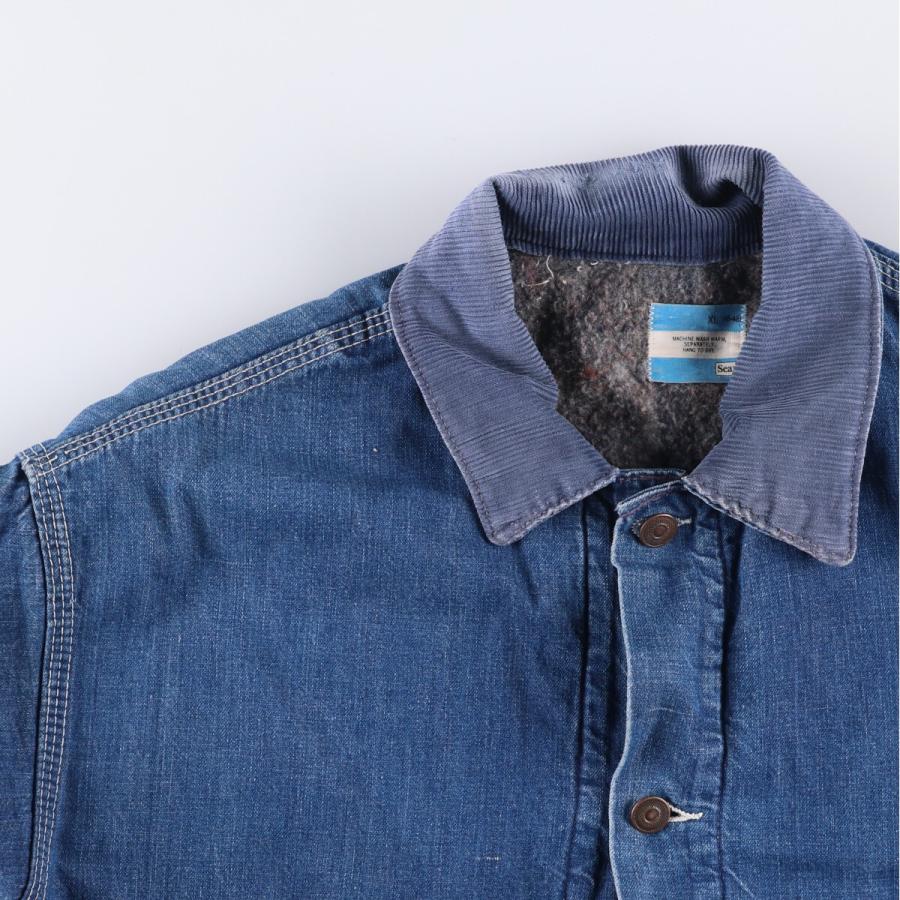 SEARS 70s デニムカバーオール Mサイズ 38-40 古着 70年代 シアーズ Sears WORKN LEISURE デニムカバーオール