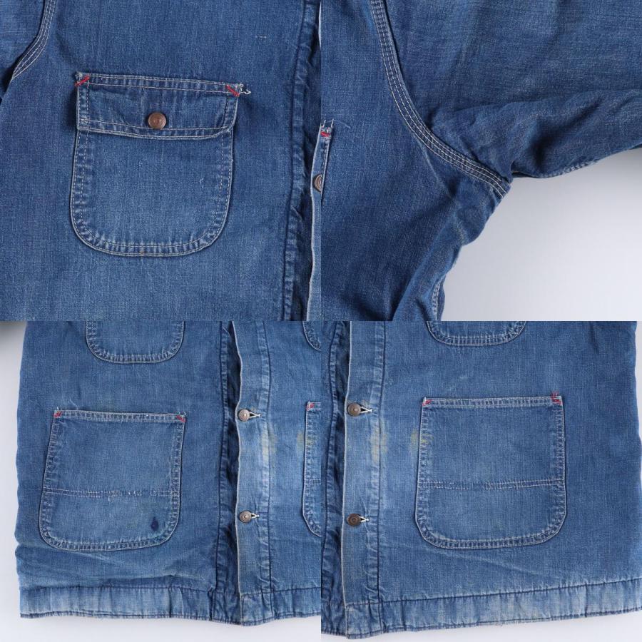 古着 70年代 シアーズ Sears デニムカバーオール メンズXL相当