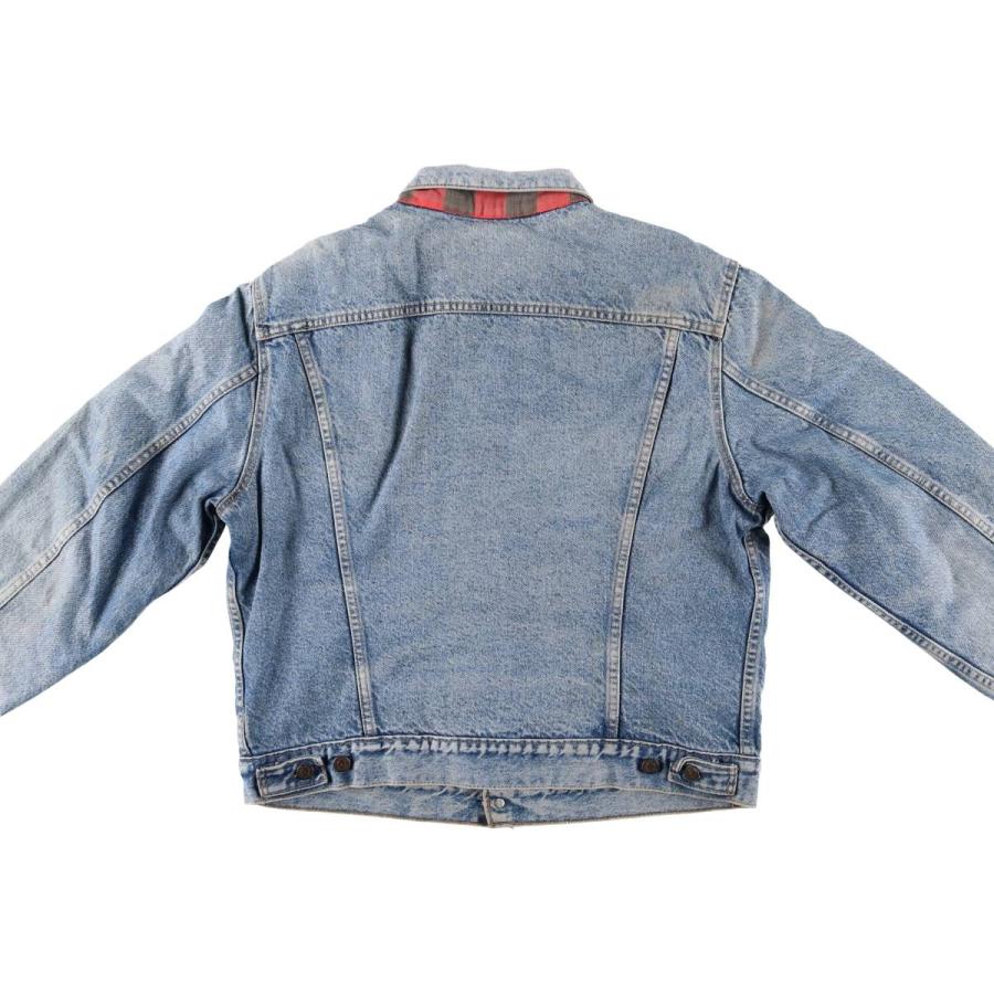 80年代 Levi's 70411-0816 デニムジャケット USA製 Levis 70411-0816 80s USA製 デニムジャケット ネル生地ライナー