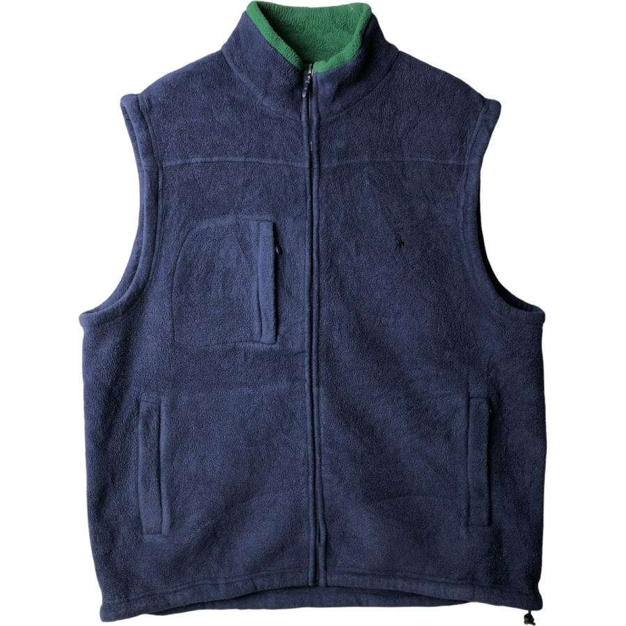 古着 ラルフローレン Ralph Lauren POLO by Ralph Lauren フリースベスト メンズL相当/eaa586359 古着 ラルフローレン Ralph Lauren POLO by フリースベスト メンズL