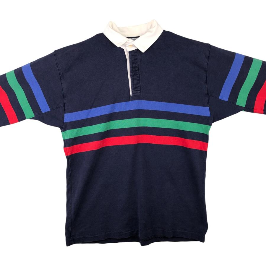 古着 90年代 ランズエンド LANDS' END 長袖 ラガーシャツ USA製 メンズ