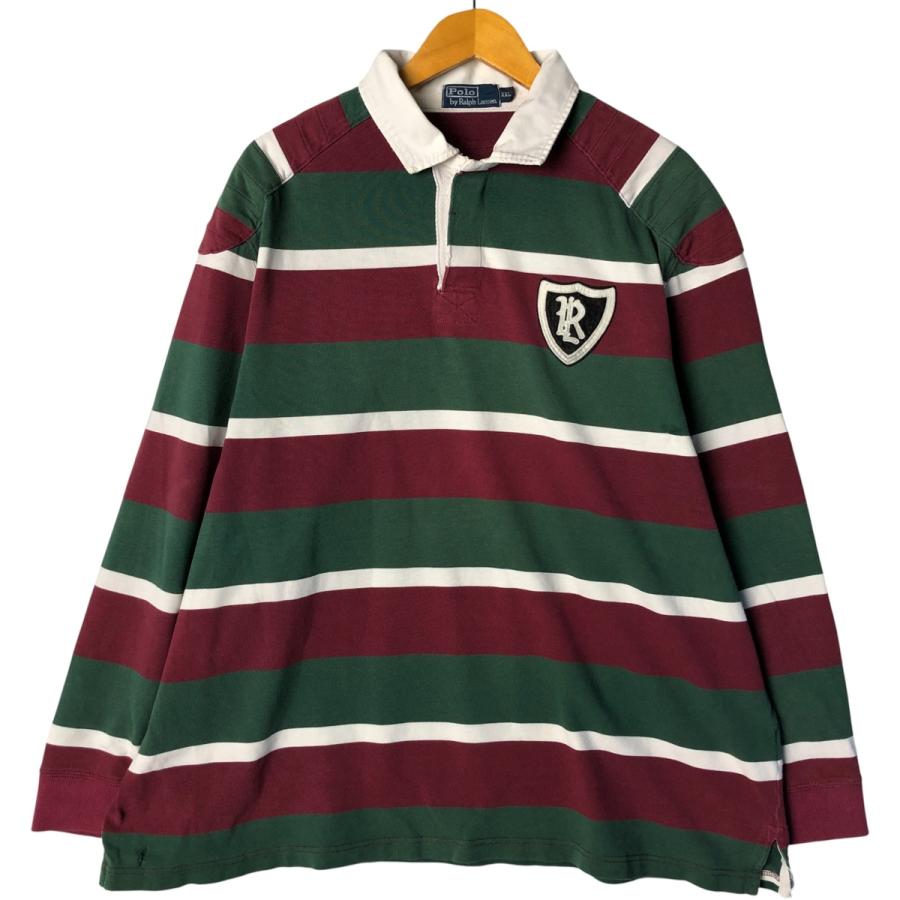 古着 ラルフローレン Ralph Lauren POLO by マルチボーダー 長袖