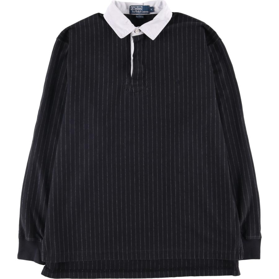 古着 ラルフローレン Ralph Lauren POLO by チョークストライプ 長袖