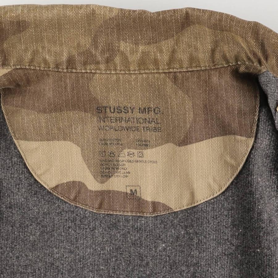 STUSSY（ステューシー） 古着 迷彩柄 ミリタリー HBTジャケット メンズ