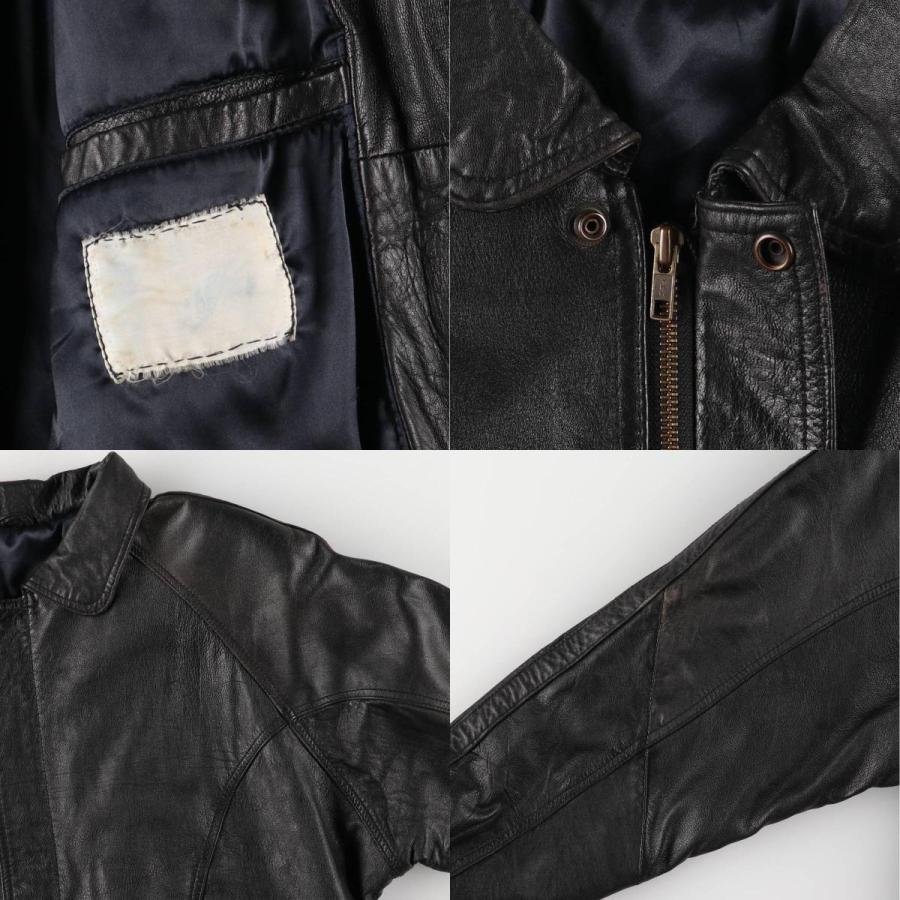 VOLCANO G-1 ラムレザーフライトジャケット 美品 2WAY 黒【LL】 VOLCANO G-1 ラムレザーフライトジャケット 美品 2WAY 黒【LL