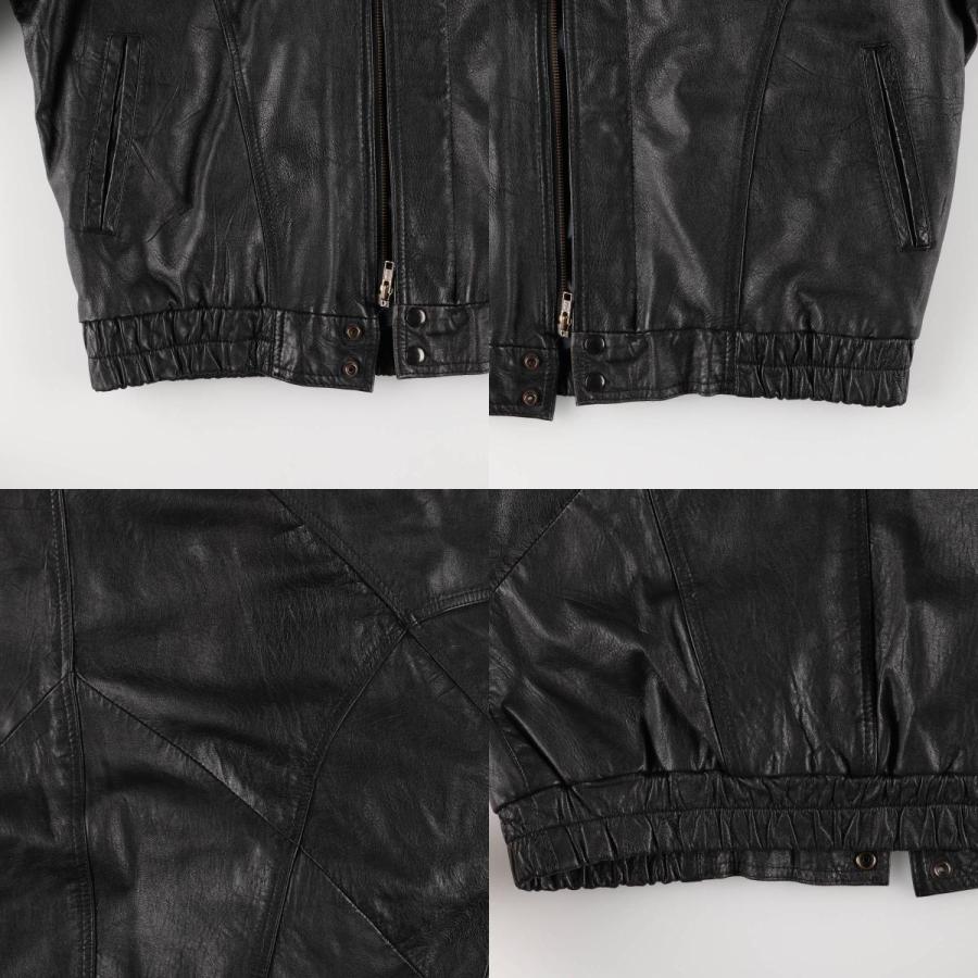 VOLCANO G-1 ラムレザーフライトジャケット 美品 2WAY 黒【LL】 VOLCANO G-1 ラムレザーフライトジャケット 美品 2WAY 黒【LL