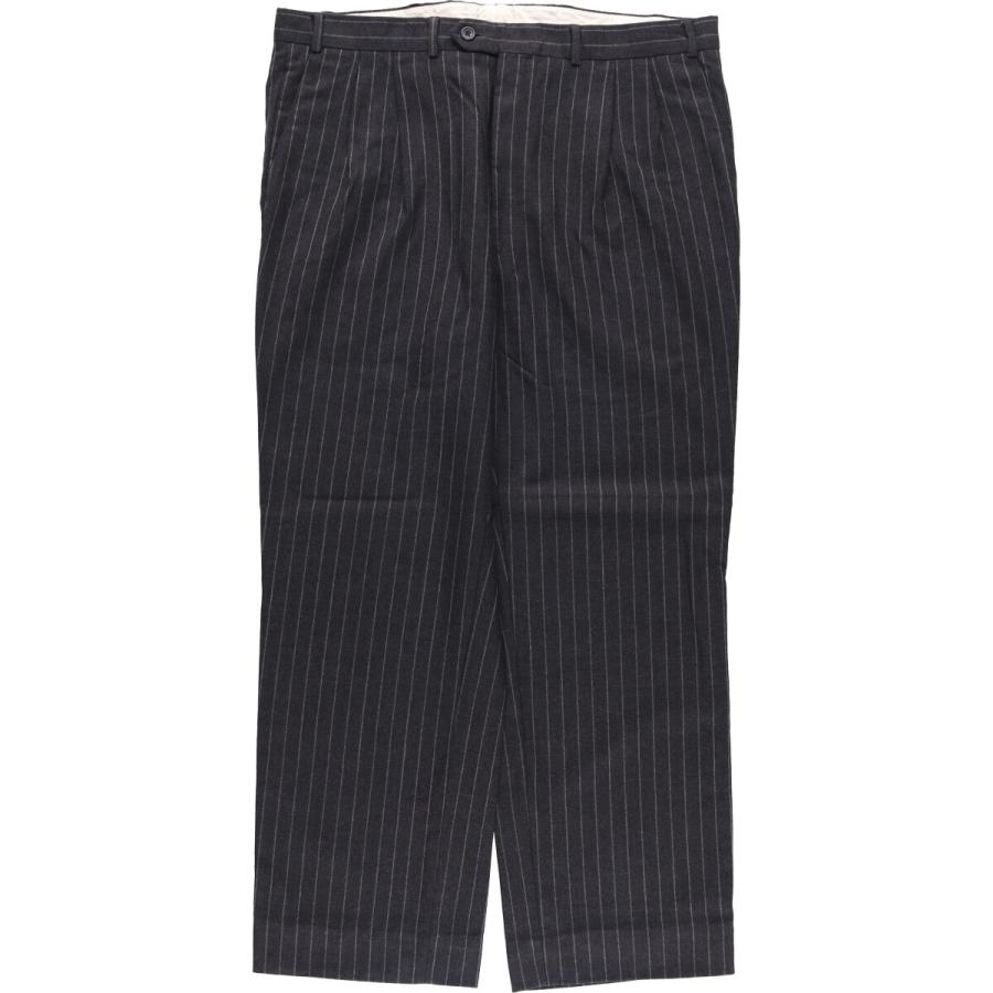 Aquascutum（アクアスキュータム） 古着 ストライプ柄 ツータック