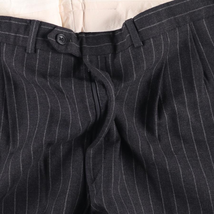 Aquascutum（アクアスキュータム） 古着 ストライプ柄 ツータック