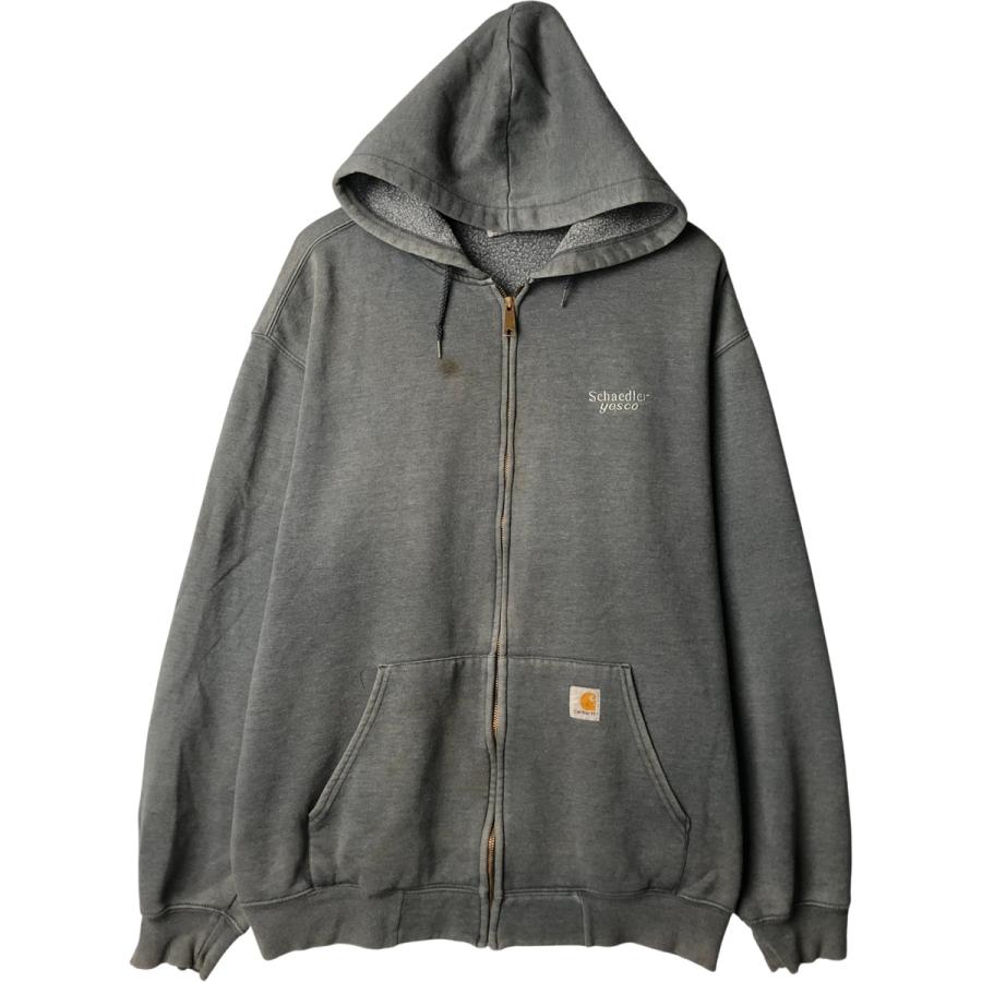 Carhartt（カーハート） 古着 スウェットフルジップパーカー メンズXL