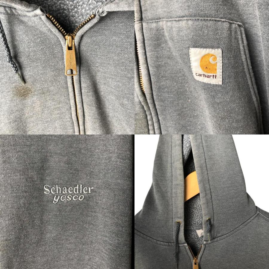 Carhartt（カーハート） 古着 スウェットフルジップパーカー メンズXL