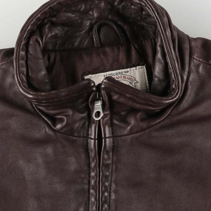 ARMANI（アルマーニ） 古着 ARMANI JEANS レザージャケット レディース