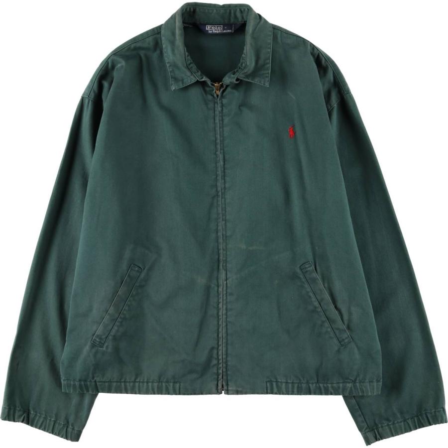 激レア　ラルフローレン　2WAY　リバーシブル　スイングトップ　古着　緑ベージ 古着 ラルフローレン Ralph Lauren POLO by スイングトップ スポーツ