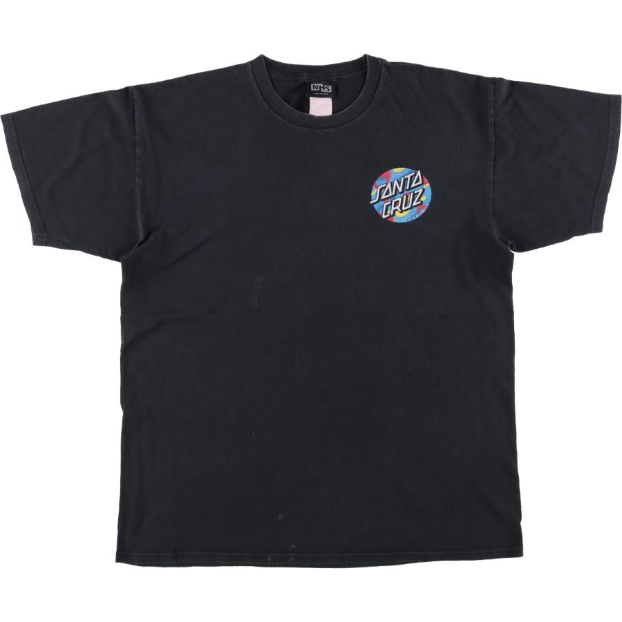 古着 NHS SANTA CRUZ サンタクルーズ サーフ スケートTシャツ メンズL