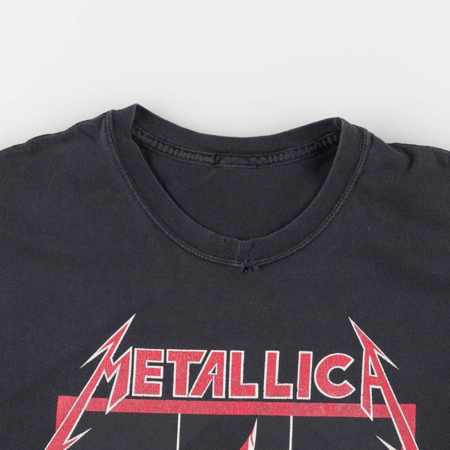 古着 Metallica メタリカ カットオフ バンドTシャツ バンT メンズM相当 