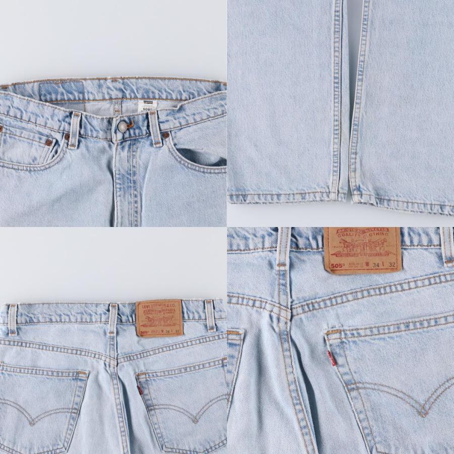 古着 90年代 リーバイス Levi's 505 REGULAR FIT STRAIGHT LEG テーパードデニムパンツ USA製 メンズw34相当 ヴィンテージ /eaa587437 Levi's（リーバイス） 古着 90年代 Levi's 505 REGULAR FIT STRAIGHT
