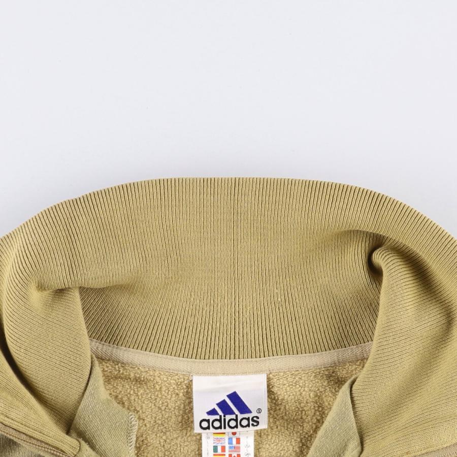 adidas（アディダス） 古着 90年代 ハーフジップスウェットシャツ
