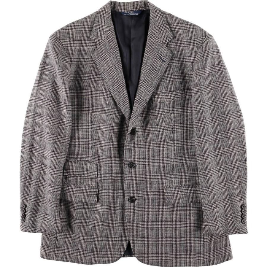 ポロバイラルフローレン スーツ セットアップ グレンチェック 2ボタン 90s ポロバイラルフローレン スーツ セットアップ グレンチェック 2ボタン